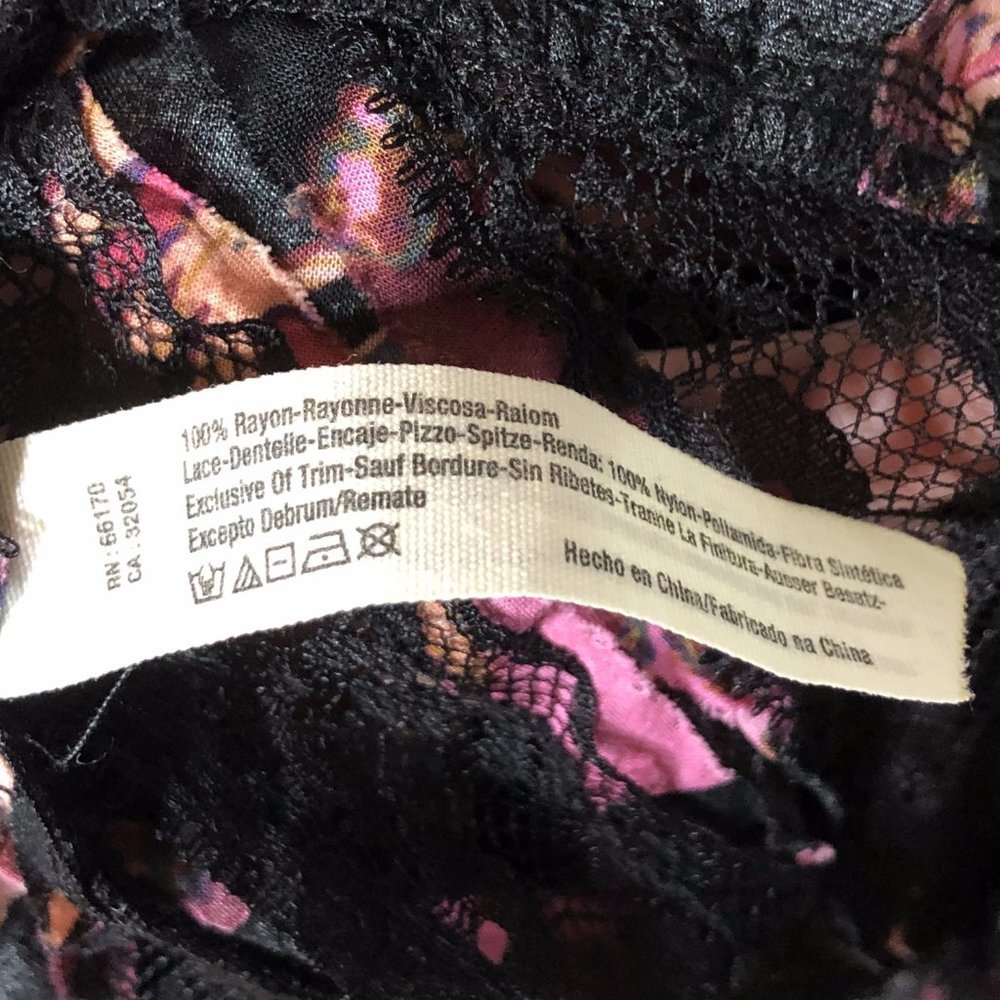 Free People Womens Floral Baby Doll dress Size XS - Picture 3 of 5